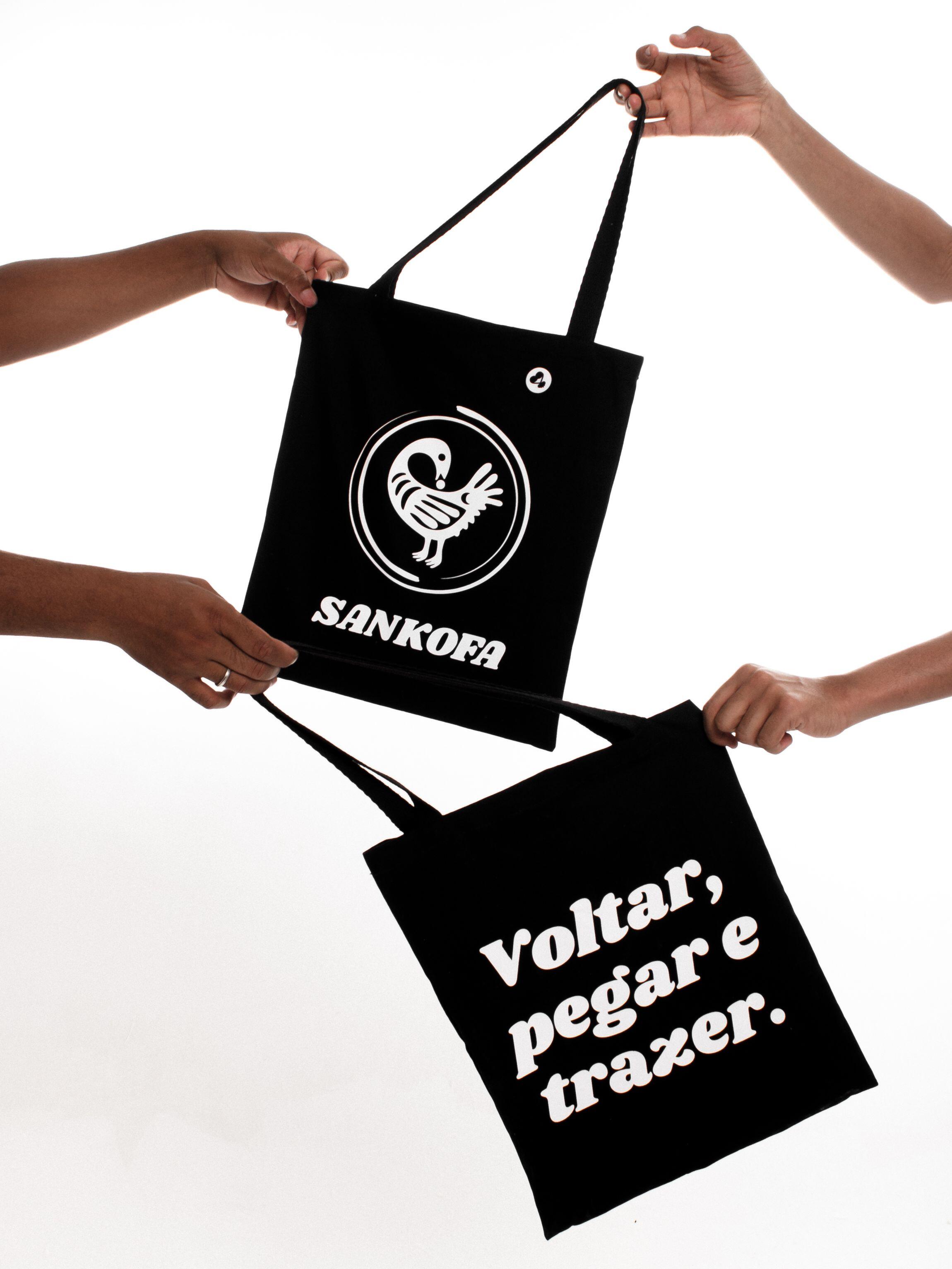 Ecobag Sankofa Collab Sustentável - Bolsa Ecológica para Compras e Uso Diário