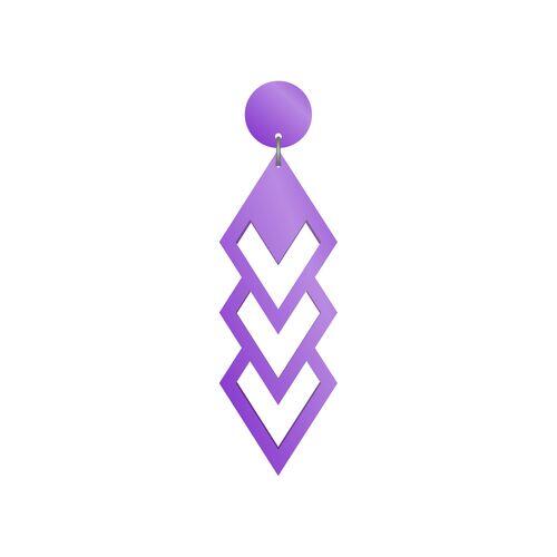 Brinco Venus Africana Acrilico