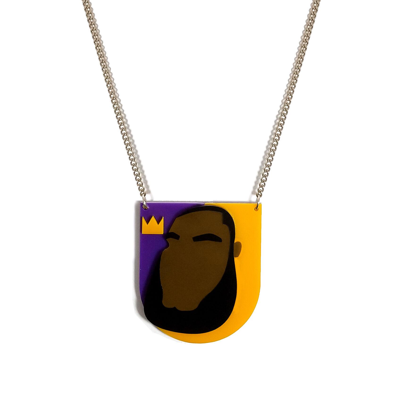 Colar LeBron James Minimalista Sa�da Afro