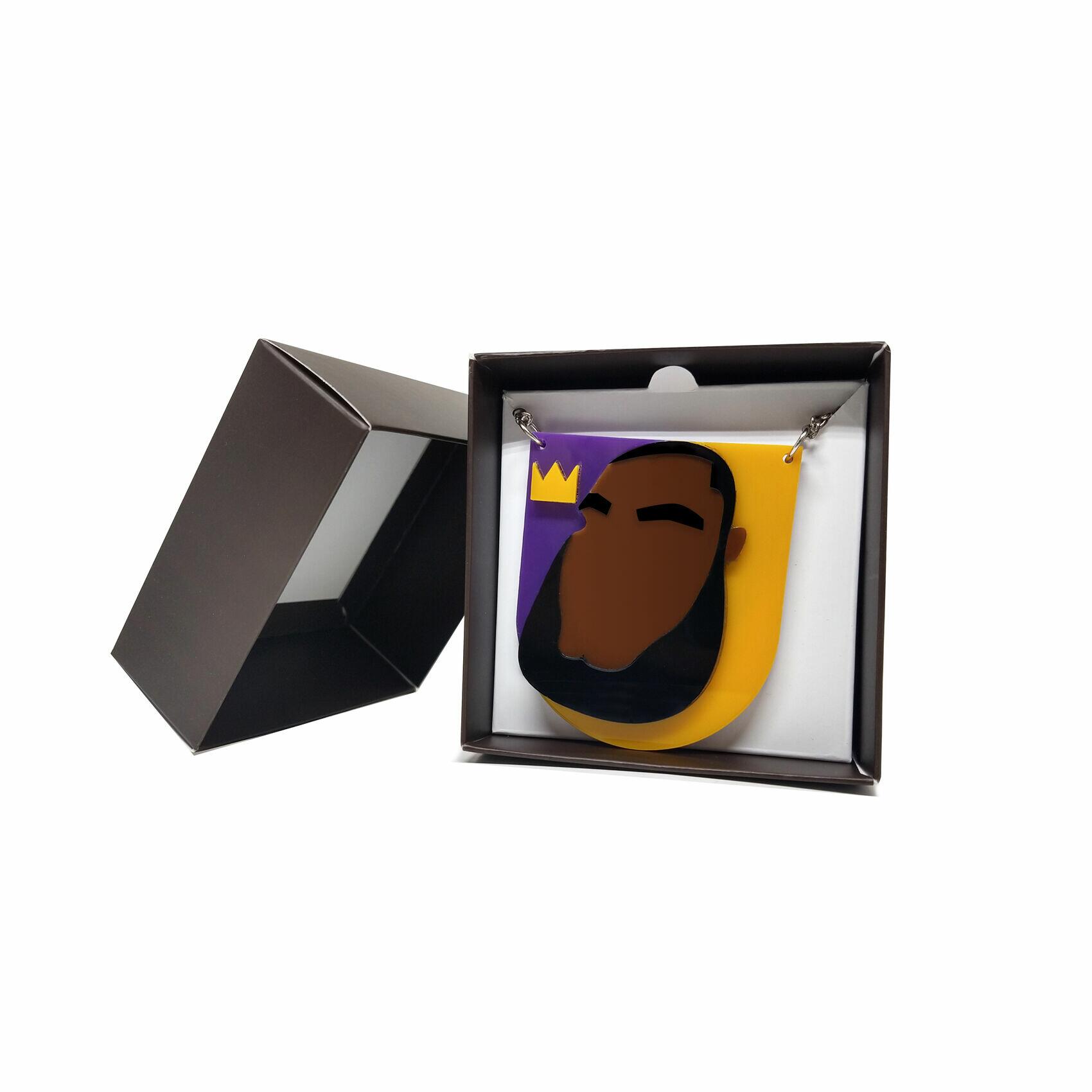 Colar LeBron James Minimalista Saúda Afro