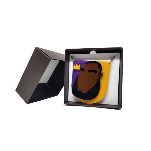 Colar LeBron James Minimalista Saúda Afro