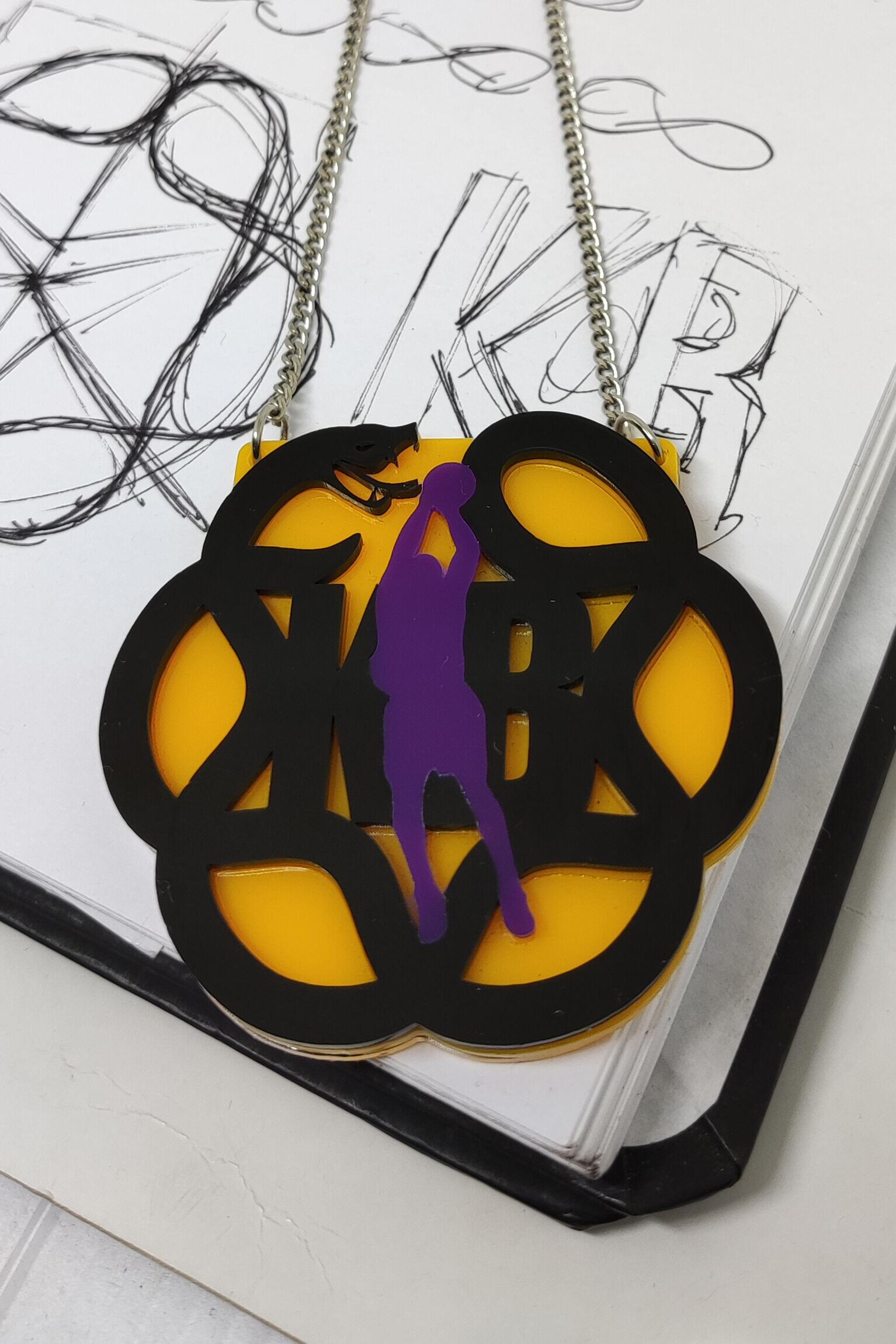 Colar Kobe Bryant Black Mamba Saúda Afro