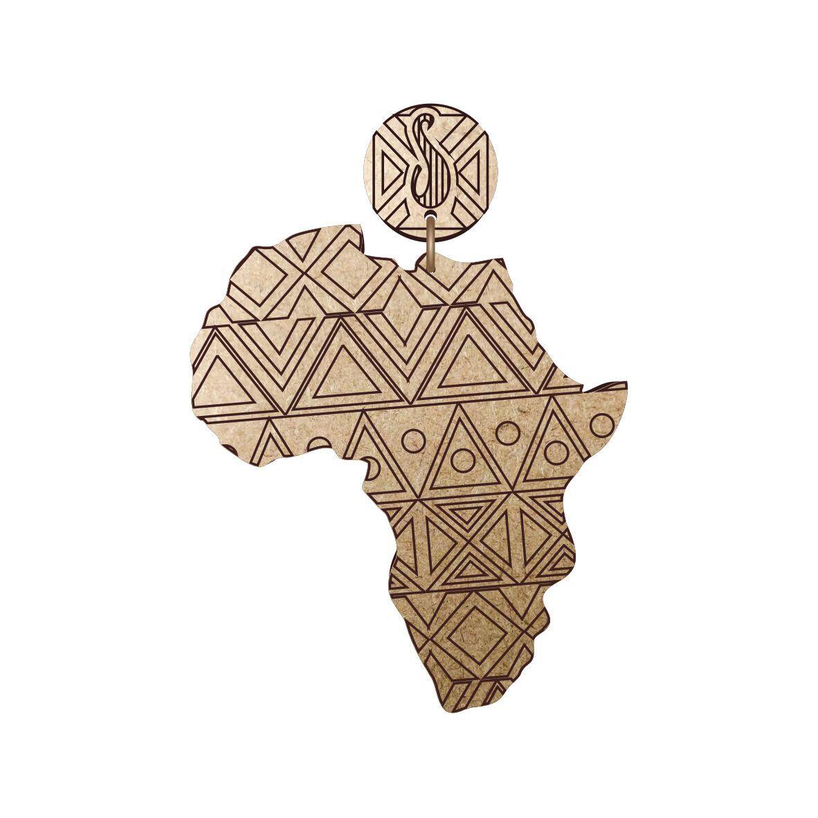 Brinco �frica �tnica Wood