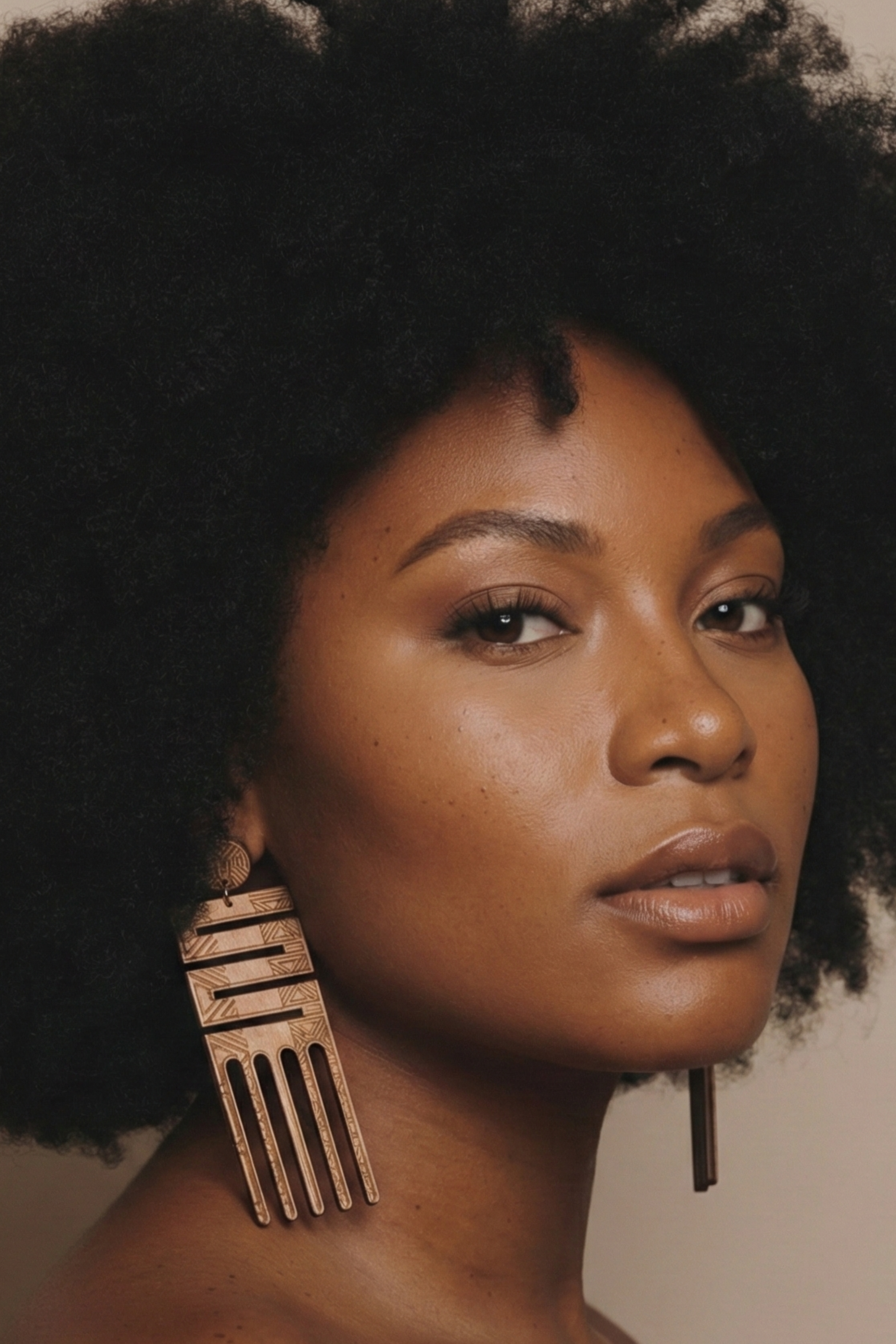 Brinco Nkyi Garfo Afro Sa�da