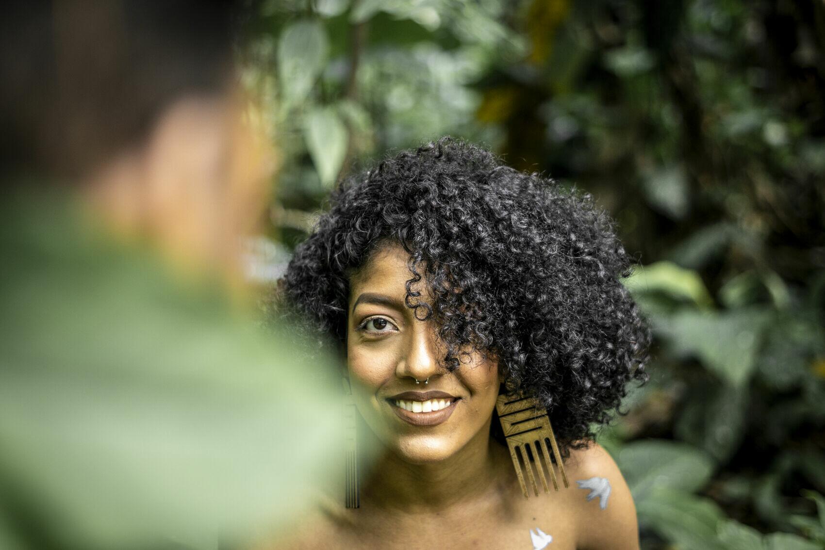 Brinco Nkyi Garfo Afro Saúda