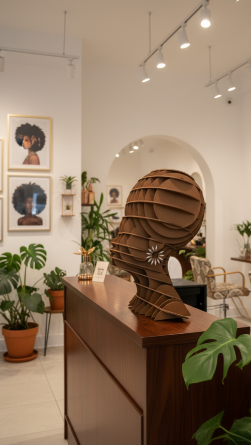 Afro Escultura V� Tonha