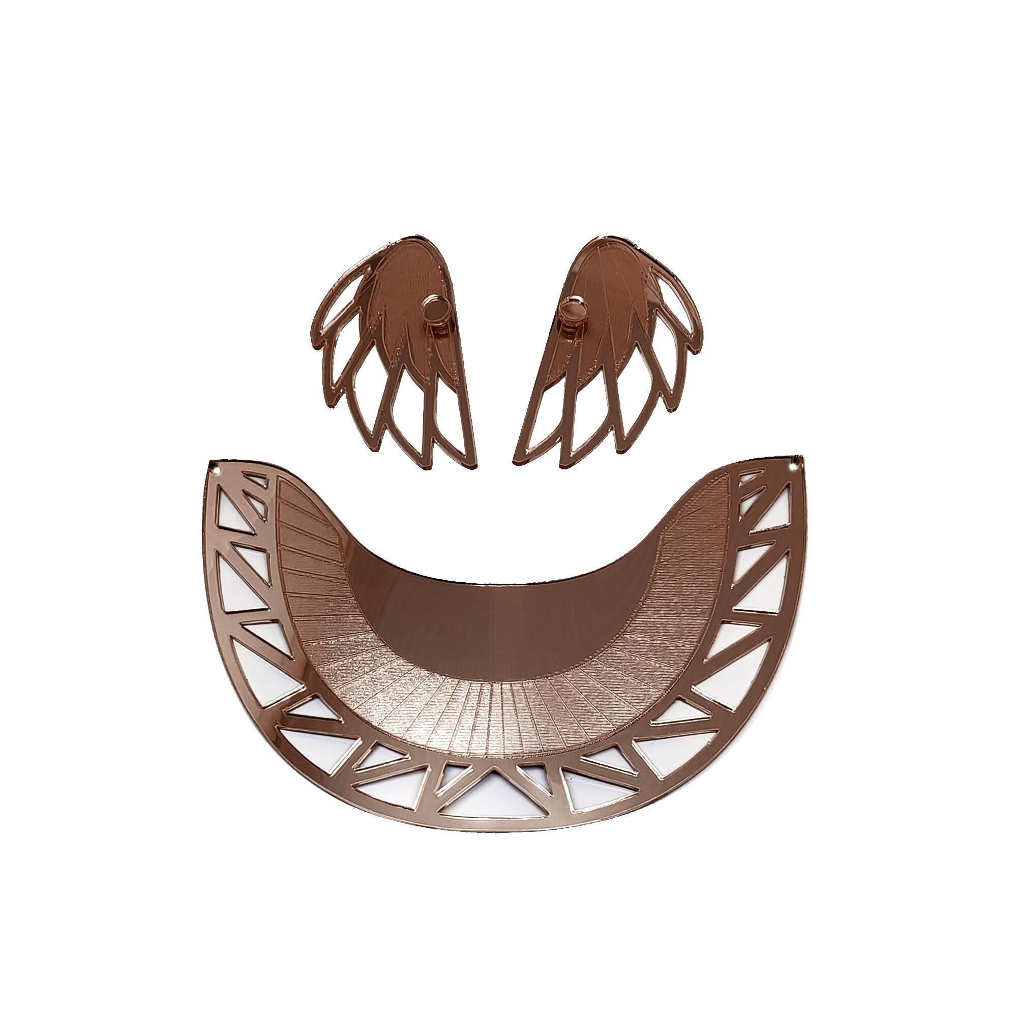 Conjunto Ramonda | Colar e Brincos inspirados em Wakanda