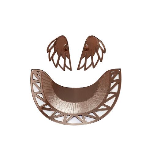 Conjunto Ramonda | Colar e Brincos inspirados em Wakanda
