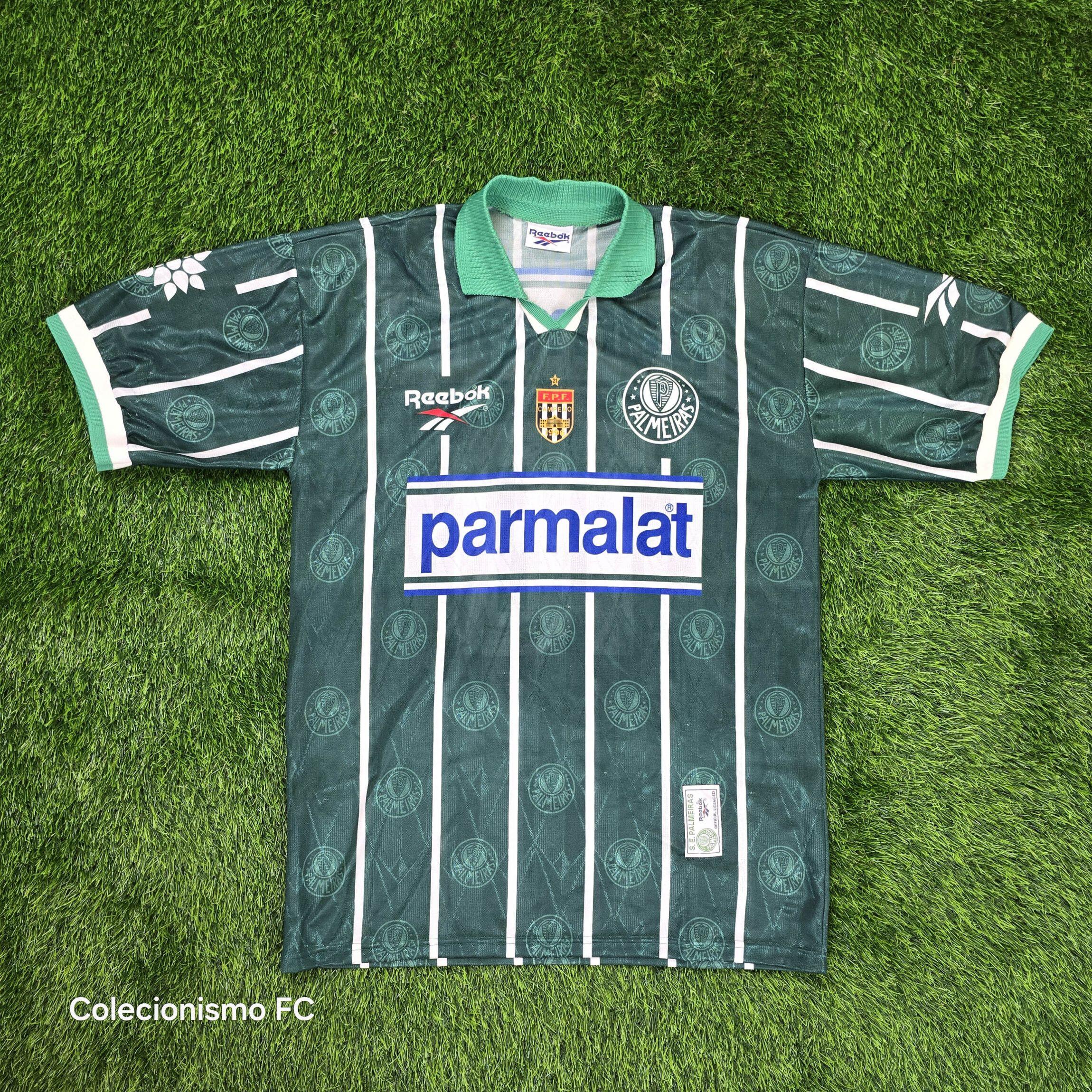 Comprar Camisa Palmeiras Reebok Parmalat 1996 Verde #10 Djalminha