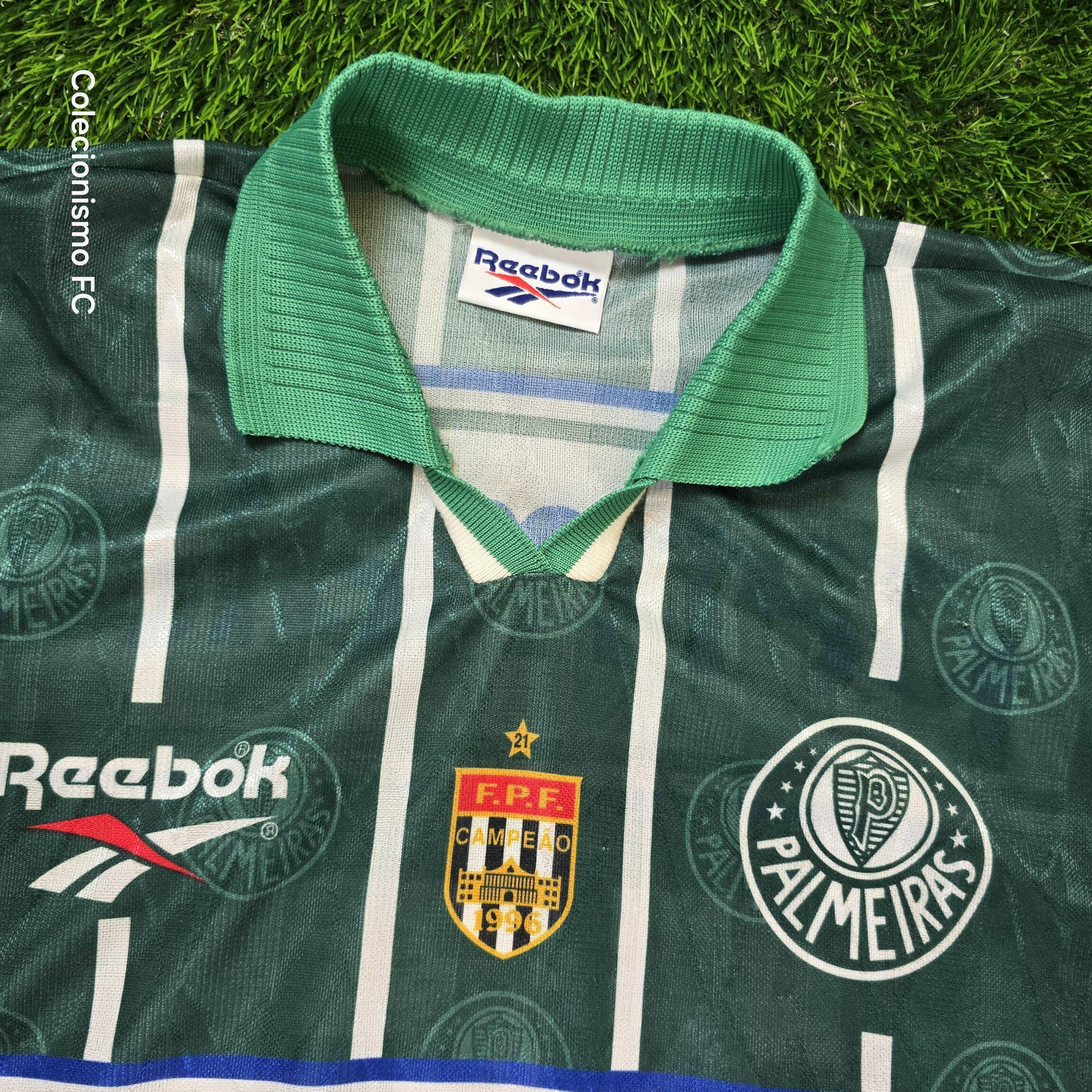 Comprar Camisa Palmeiras Reebok Parmalat 1996 Verde #10 Djalminha